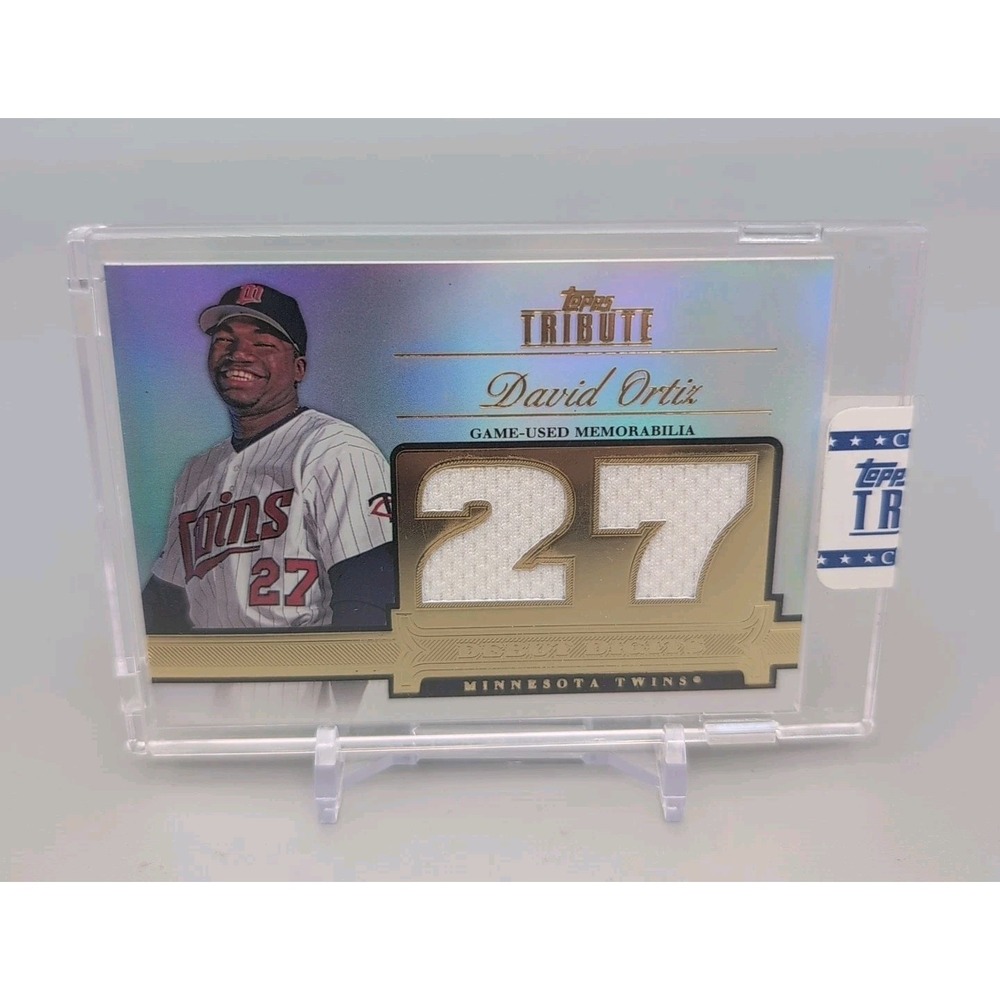 2012 Topps Tribute - Debut Digits David Ortiz #DD-DO /99 (Game Used Memorabilia)